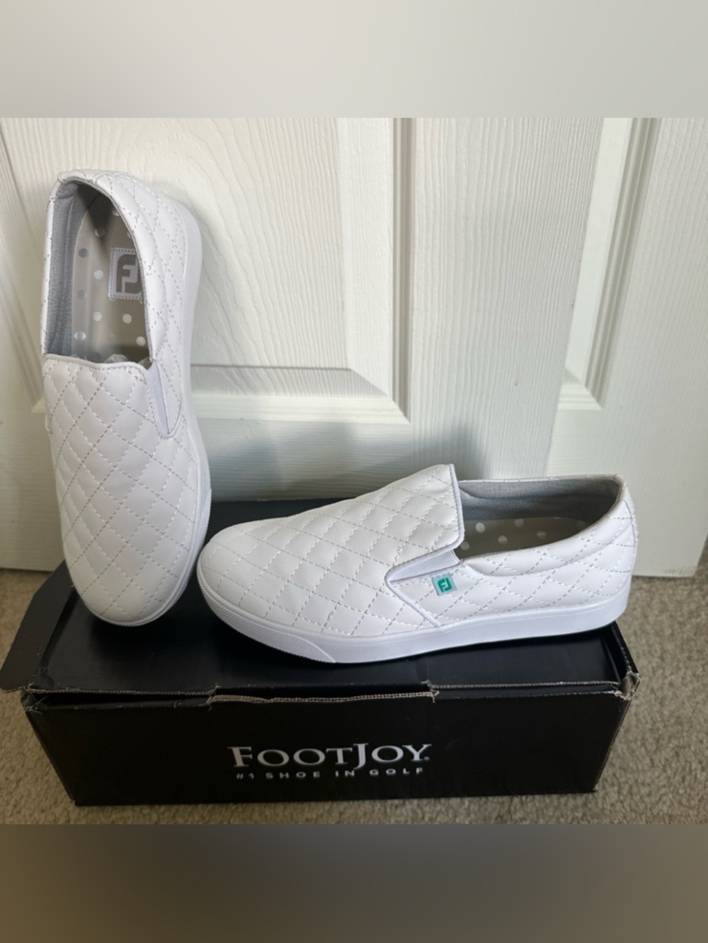 Footjoy FJ Sport Retro Women's Golf Shoes White 92361 Size 8.5 NEW